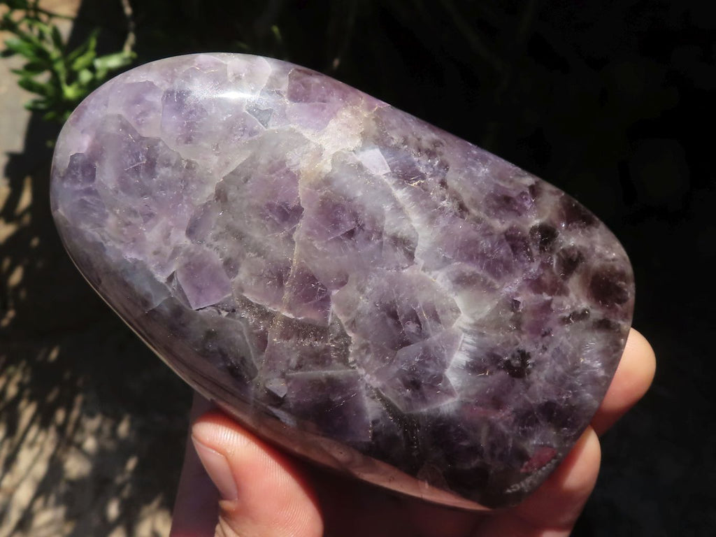 Polished Dream Flower Amethyst Standing Free Forms  x 3 From Madagascar - TopRock