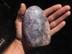 Polished Dream Flower Amethyst Standing Free Forms  x 3 From Madagascar - TopRock