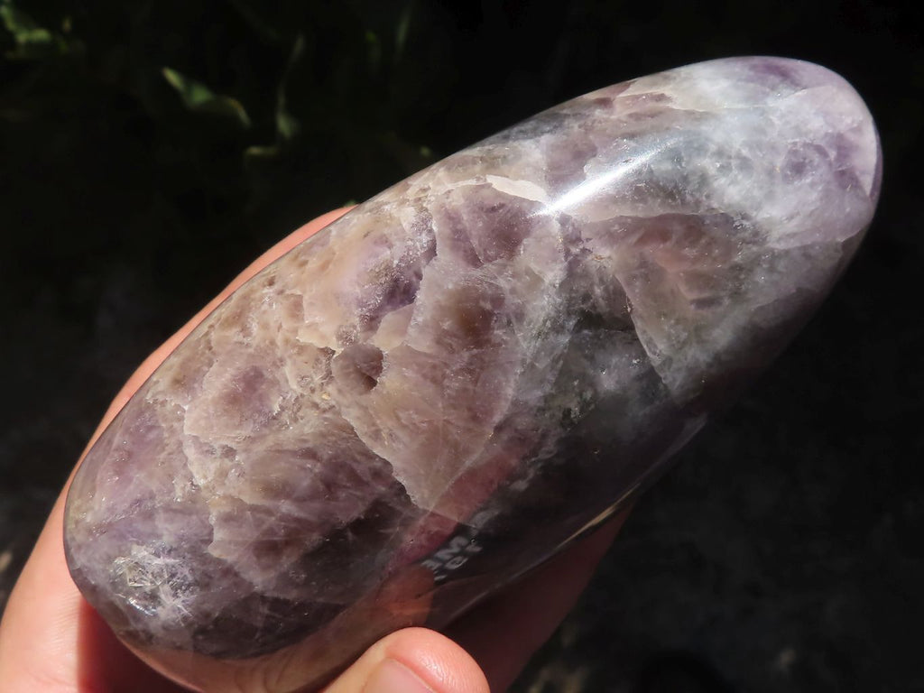Polished Dream Flower Amethyst Standing Free Forms  x 3 From Madagascar - TopRock