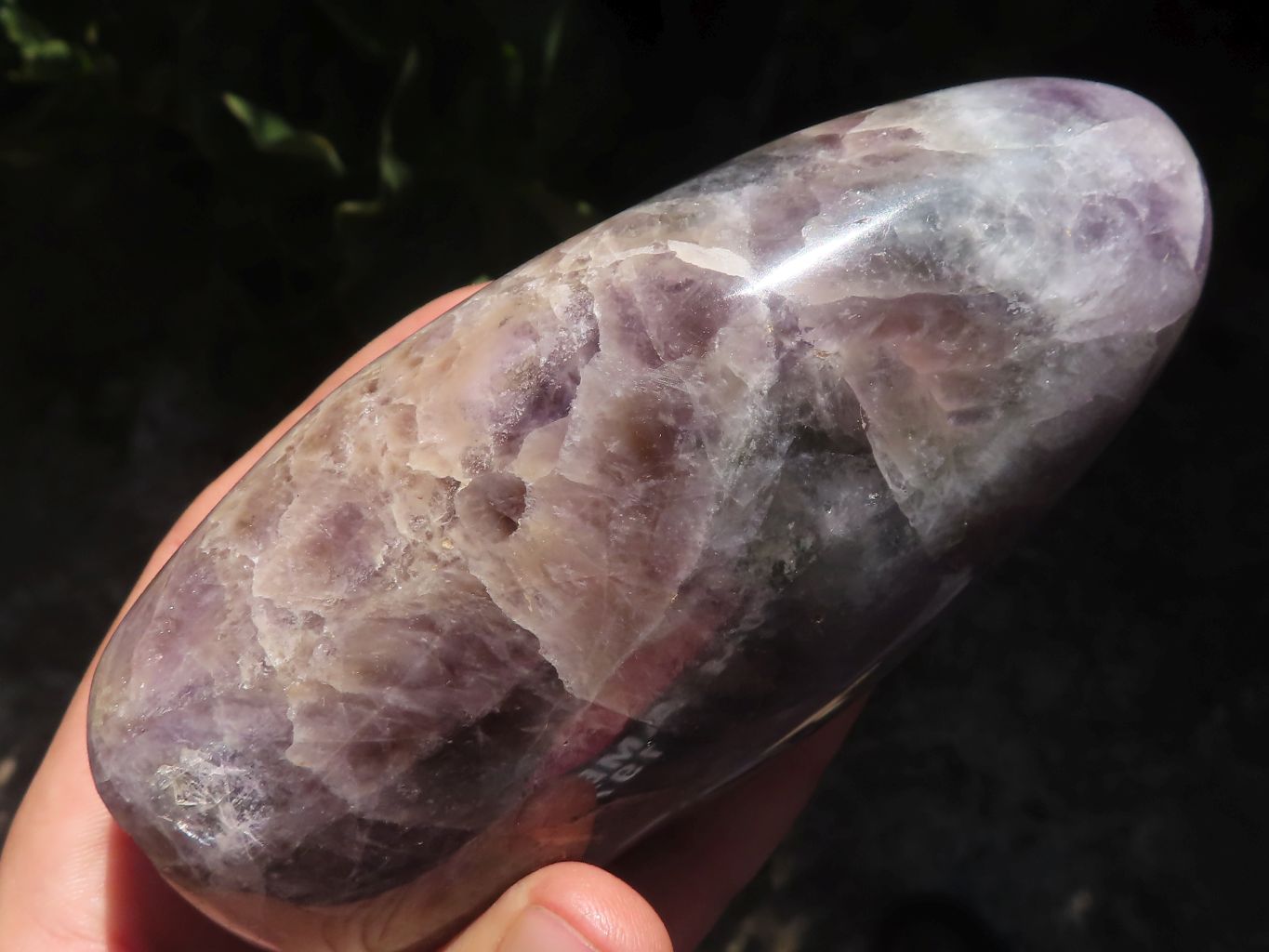 Polished Dream Flower Amethyst Standing Free Forms  x 3 From Madagascar - TopRock