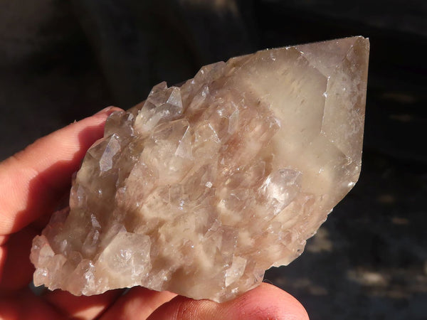 Natural Cascading Smokey Quartz Clusters x 6 From Luena, Congo - Toprock Gemstones and Minerals 