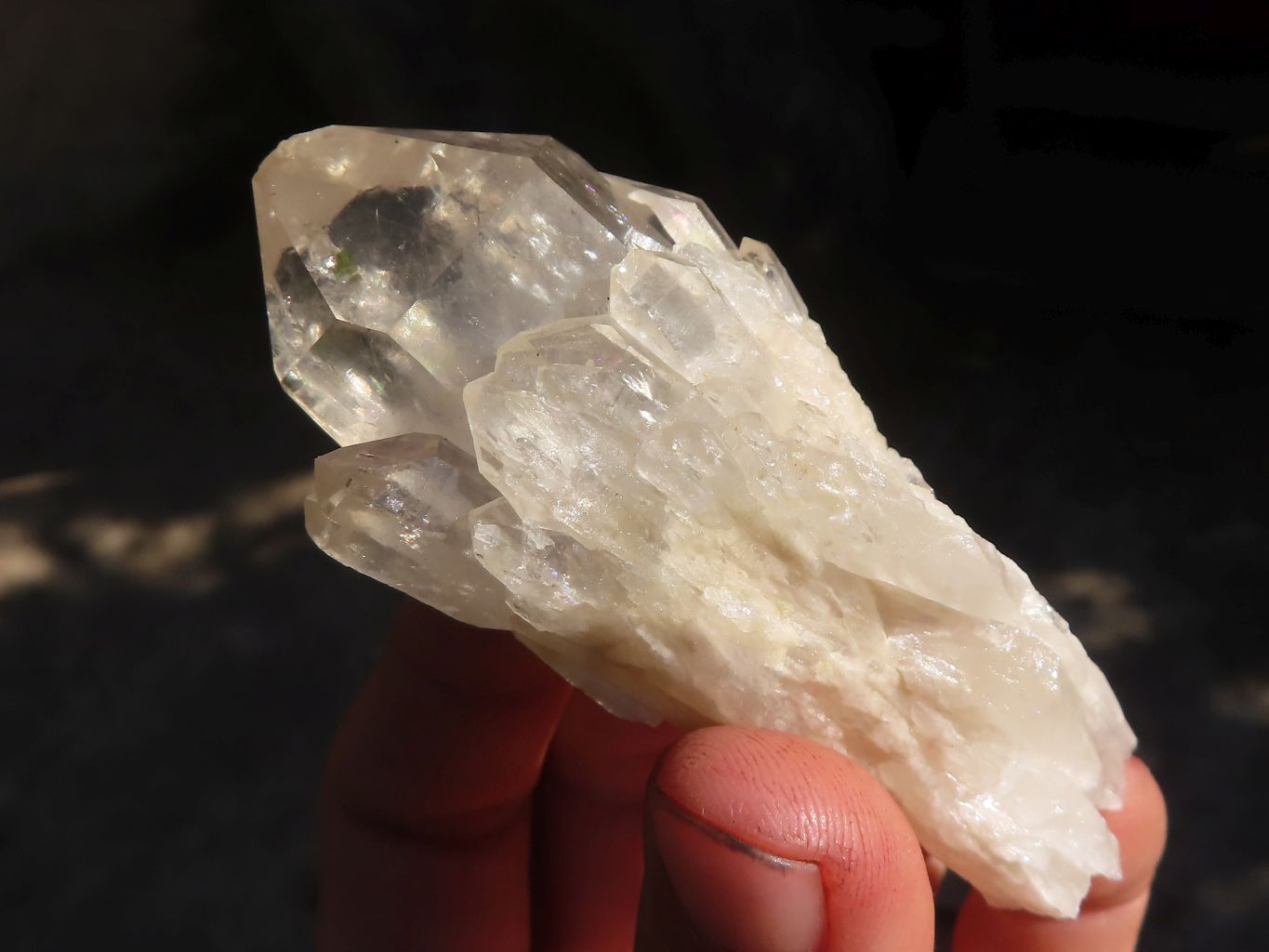 Natural Cascading Smokey Quartz Clusters x 6 From Luena, Congo - Toprock Gemstones and Minerals 