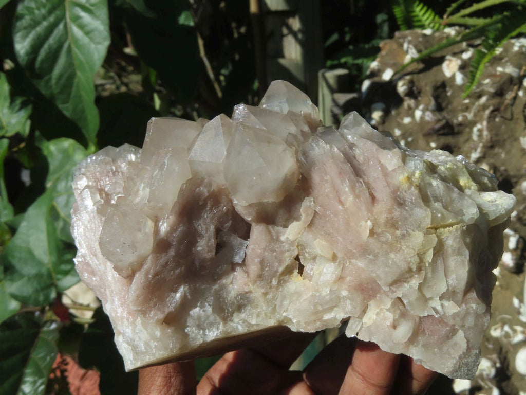 Polished Smokey Phantom Clusters x 2 From Lwena, Congo - TopRock