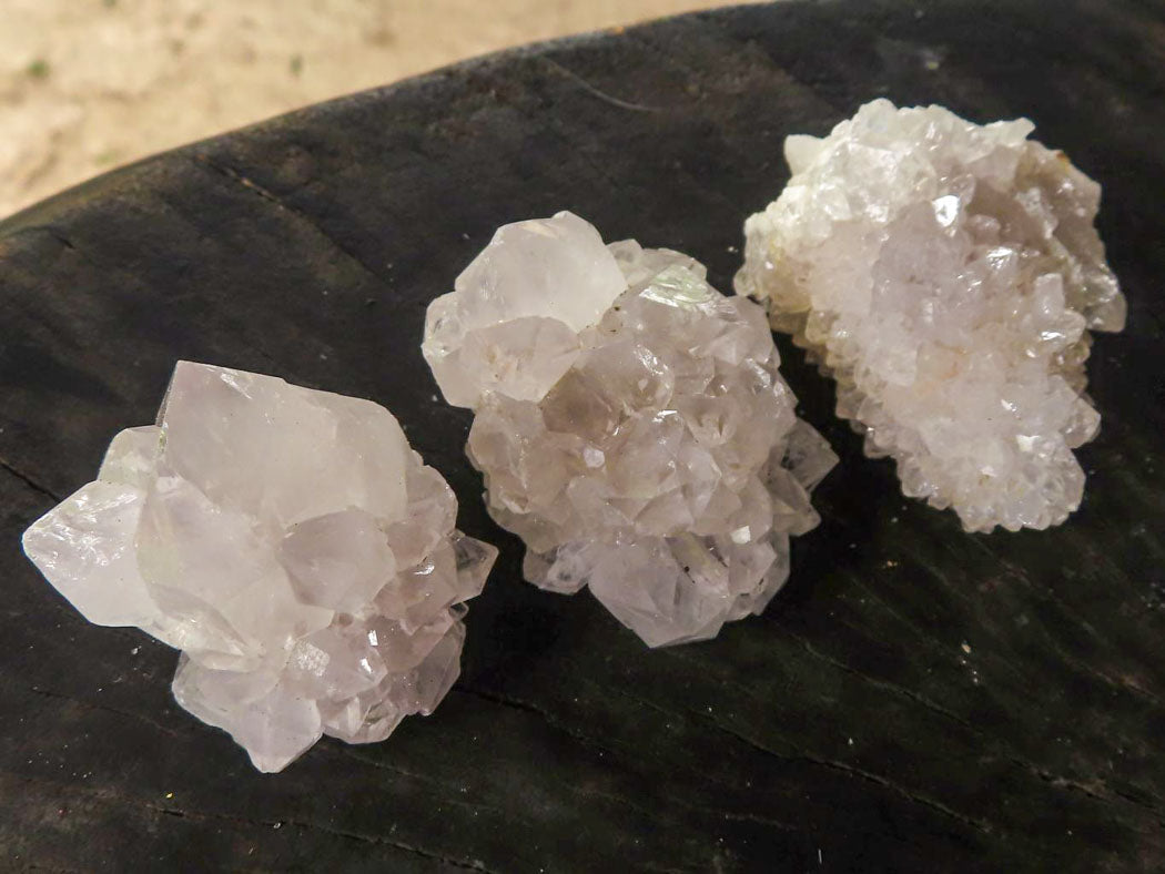 Natural White to Pale Lilac Single Cactus Flower Spirit Quartz Crystals  x 47 From Boekenhouthoek, South Africa - TopRock