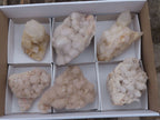 Natural Candle Quartz Clusters  x 6 From Madagascar - TopRock