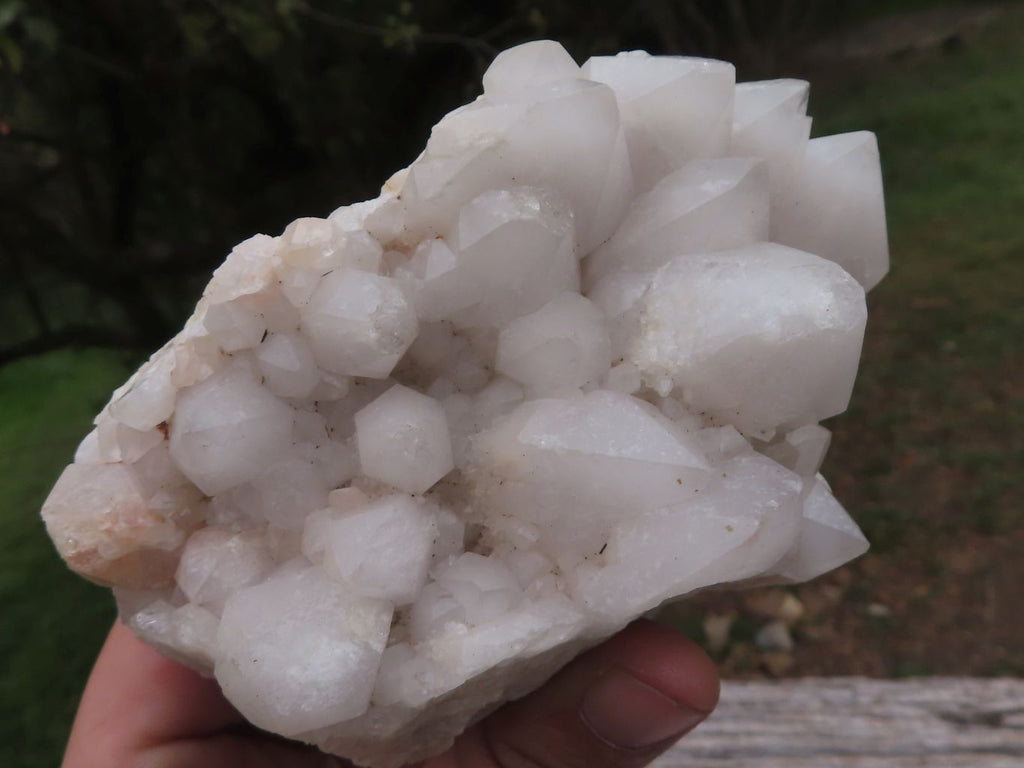 Natural Candle Quartz Clusters  x 6 From Madagascar - TopRock