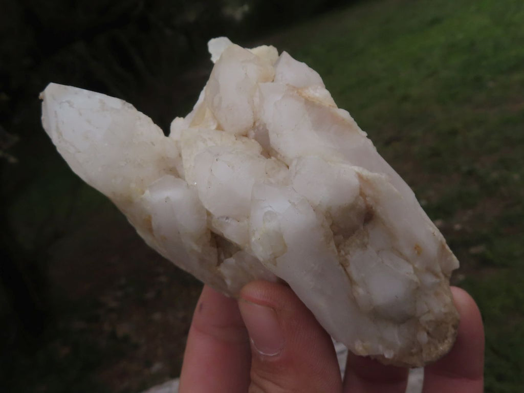 Natural Candle Quartz Clusters  x 6 From Madagascar - TopRock
