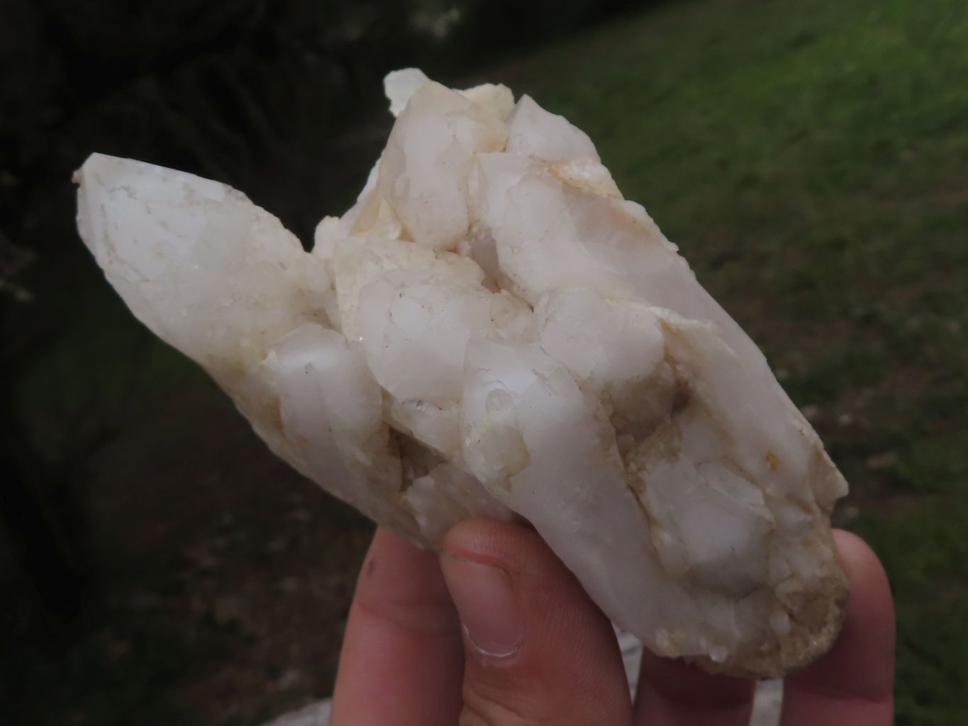 Natural Candle Quartz Clusters  x 6 From Madagascar - TopRock