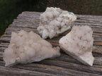 Natural Candle Quartz Clusters  x 6 From Madagascar - TopRock