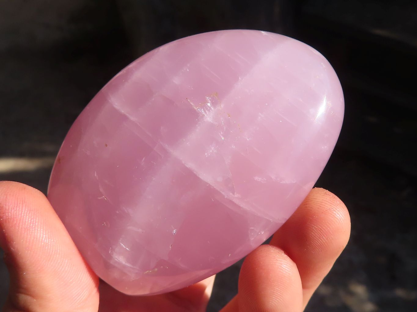 Polished Gemmy Pink Rose Quartz Standing Free Forms x 6 From Madagascar - Toprock Gemstones and Minerals 