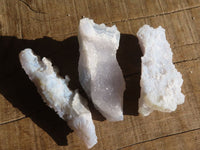 Natural Etched Blue Chalcedony Specimens x 35 From Nsanje, Malawi - Toprock Gemstones and Minerals 