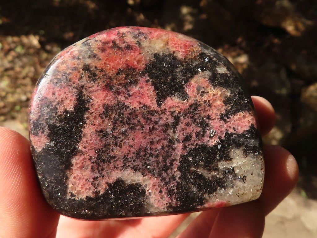Polished Rare Red Rhodonite Free Forms x 7 From Zimbabwe - Toprock Gemstones and Minerals 