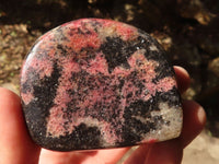 Polished Rare Red Rhodonite Free Forms x 7 From Zimbabwe - Toprock Gemstones and Minerals 