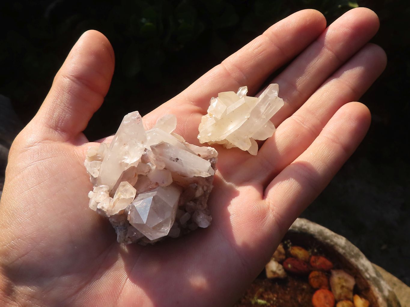 Natural Mini Mixed Quartz Clusters  x 35 From Madagascar - Toprock Gemstones and Minerals 