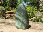Polished Green Fuchsite Quartz Standing Free Form  x 1 From Madagascar - TopRock