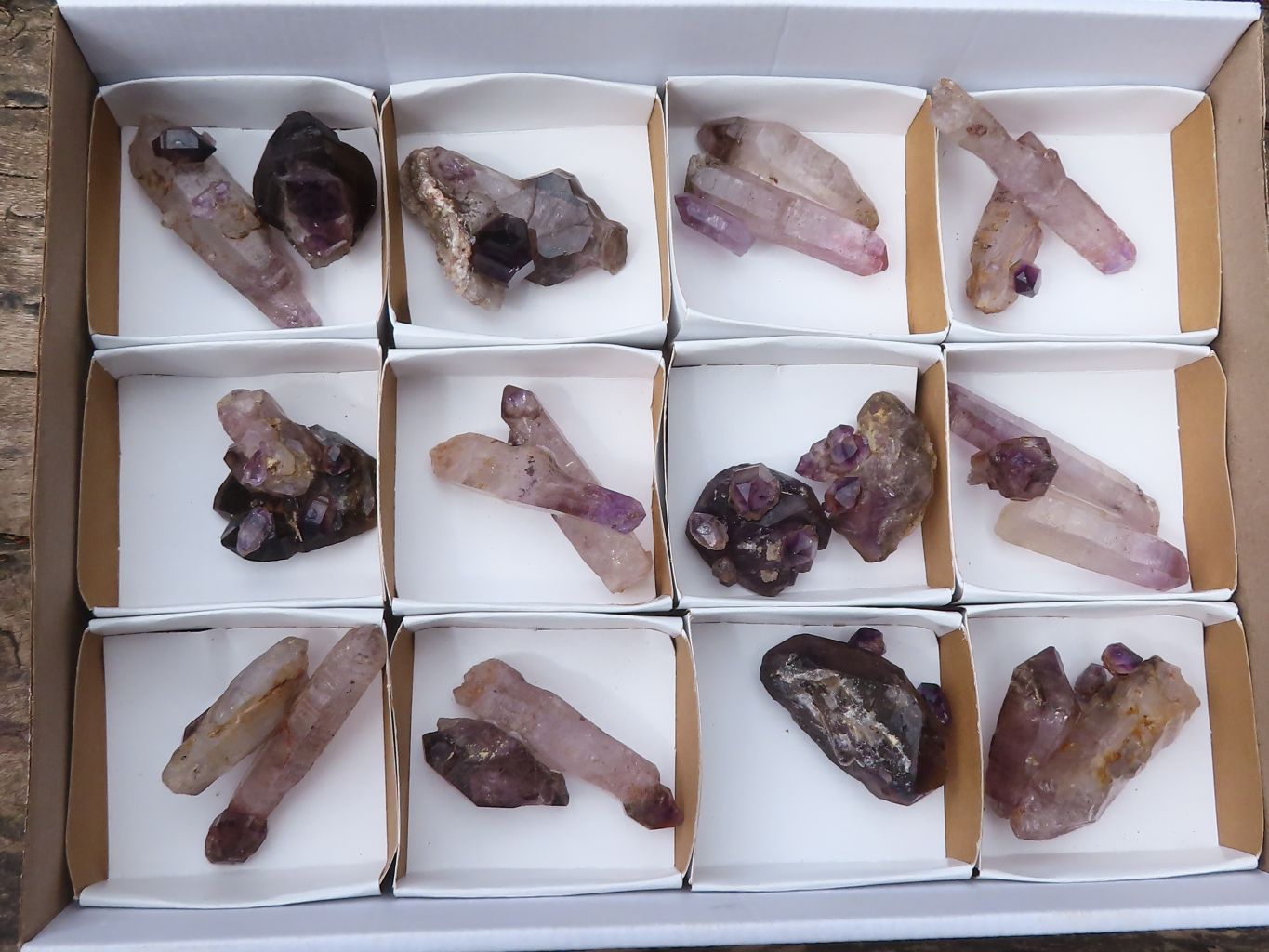 Natural Man Made Conglomerate Amethyst Specimens  x 14 From Chiredzi, Zimbabwe - Toprock Gemstones and Minerals 