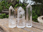 Polished Small Optic Quartz Crystal Points  x 20 From Madagascar - Toprock Gemstones and Minerals 