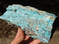 Natural Drusy Coated Chrysocolla Dolomite Specimen x 1 From Congo - Toprock Gemstones and Minerals 