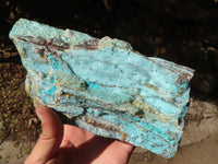 Natural Drusy Coated Chrysocolla Dolomite Specimen x 1 From Congo - Toprock Gemstones and Minerals 