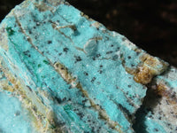 Natural Drusy Coated Chrysocolla Dolomite Specimen x 1 From Congo - Toprock Gemstones and Minerals 