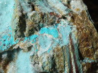 Natural Drusy Coated Chrysocolla Dolomite Specimen x 1 From Congo - Toprock Gemstones and Minerals 
