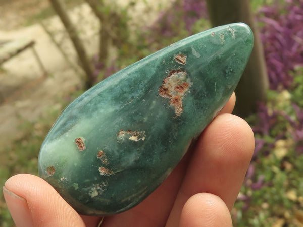 Polished Green Mtorolite Chrome / Emerald Chrysoprase Free Forms   x 20 From Mutorashanga, Zimbabwe - TopRock