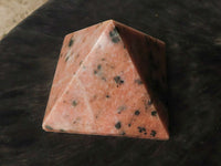 Polished Rare Orange Calcite With Biotite Mica Pyramids  x 2 From Madagascar - TopRock