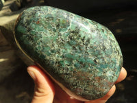 Polished Rare Emerald In Matrix Standing Free Form x 1 From Zimbabwe - Toprock Gemstones and Minerals 