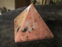 Polished Rare Orange Calcite With Biotite Mica Pyramids  x 2 From Madagascar - TopRock
