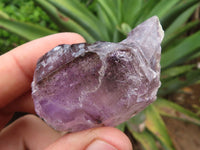 Natural Smokey Amethyst Window Quartz Crystals  x 20 From Chiredzi, Zimbabwe - Toprock Gemstones and Minerals 