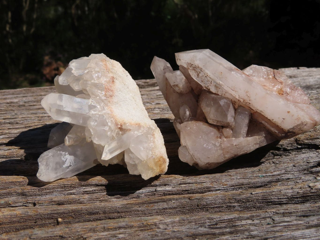 Natural Small Mixed Quartz Clusters x 12 From Madagascar - TopRock