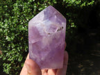 Polished Gemmy Clear Amethyst Points  x 2 From Madagascar - TopRock