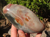 Polished Polychrome Jasper Domed Pieces  x 4 From Madagascar - Toprock Gemstones and Minerals 