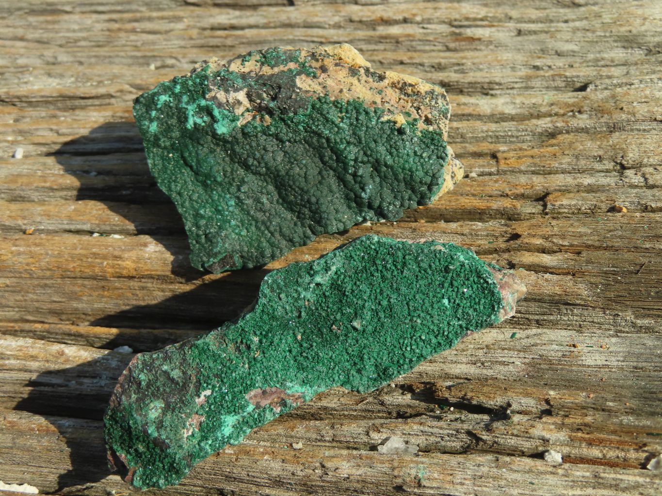 Natural Micro Botryoidal Malachite Specimens  x 12 From Congo - TopRock