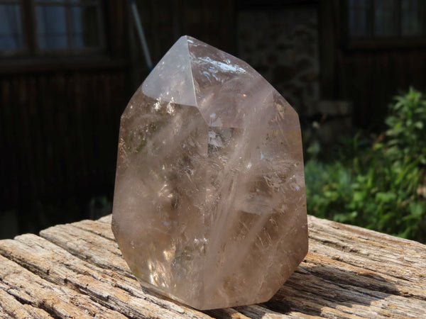 Polished Smokey Quartz Crystal Points x 2 From Madagascar - TopRock