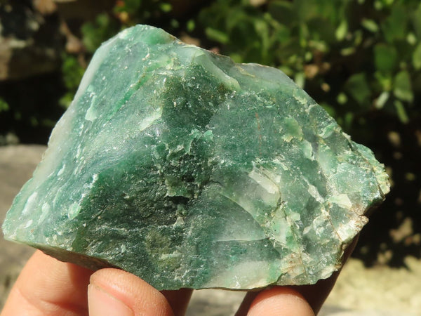 Natural Rough Green Jade Specimens  x 6 From Swaziland - TopRock