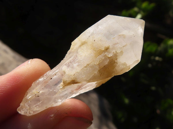 Natural Pineapple Candle Quartz Crystals  x 35 From Antsirabe, Madagascar