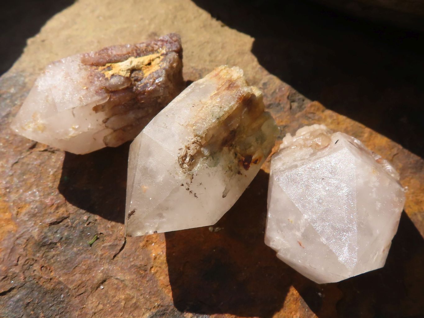 Natural Pineapple Candle Quartz Crystals  x 35 From Antsirabe, Madagascar - Toprock Gemstones and Minerals 