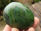 Polished Green Verdite Palm Stones  x 12 From Zimbabwe - TopRock