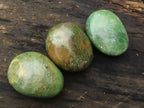 Polished Green Verdite Palm Stones  x 12 From Zimbabwe - TopRock