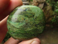Polished Green Verdite Palm Stones  x 12 From Zimbabwe - TopRock