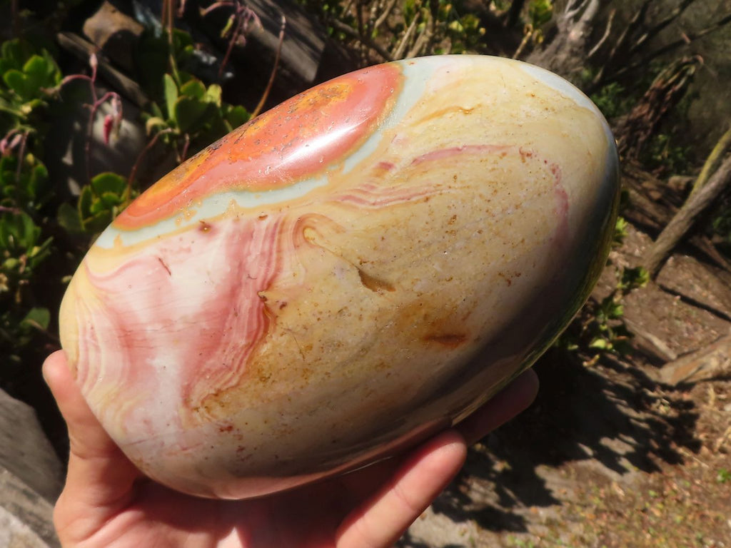 Polished Extra Large Polychrome Jasper Standing Free Form x 1 From Madagascar - Toprock Gemstones and Minerals 