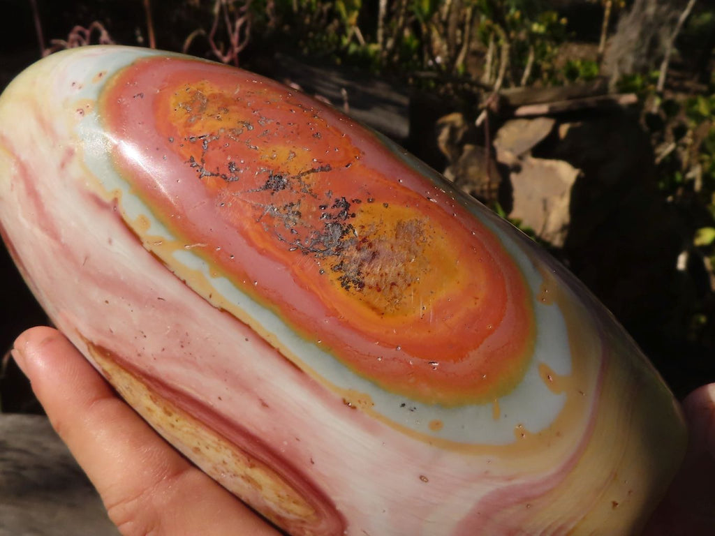 Polished Extra Large Polychrome Jasper Standing Free Form x 1 From Madagascar - Toprock Gemstones and Minerals 