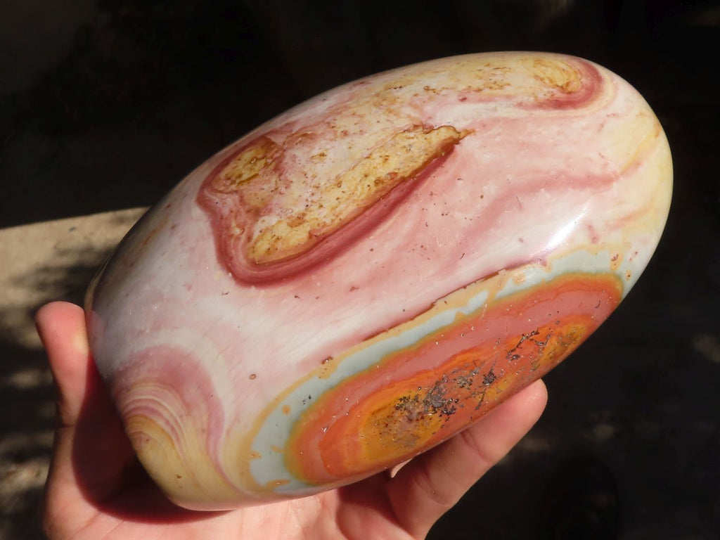 Polished Extra Large Polychrome Jasper Standing Free Form x 1 From Madagascar - Toprock Gemstones and Minerals 