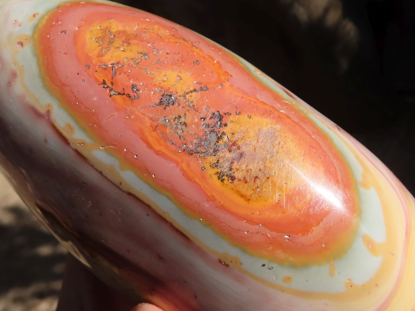 Polished Extra Large Polychrome Jasper Standing Free Form x 1 From Madagascar - Toprock Gemstones and Minerals 