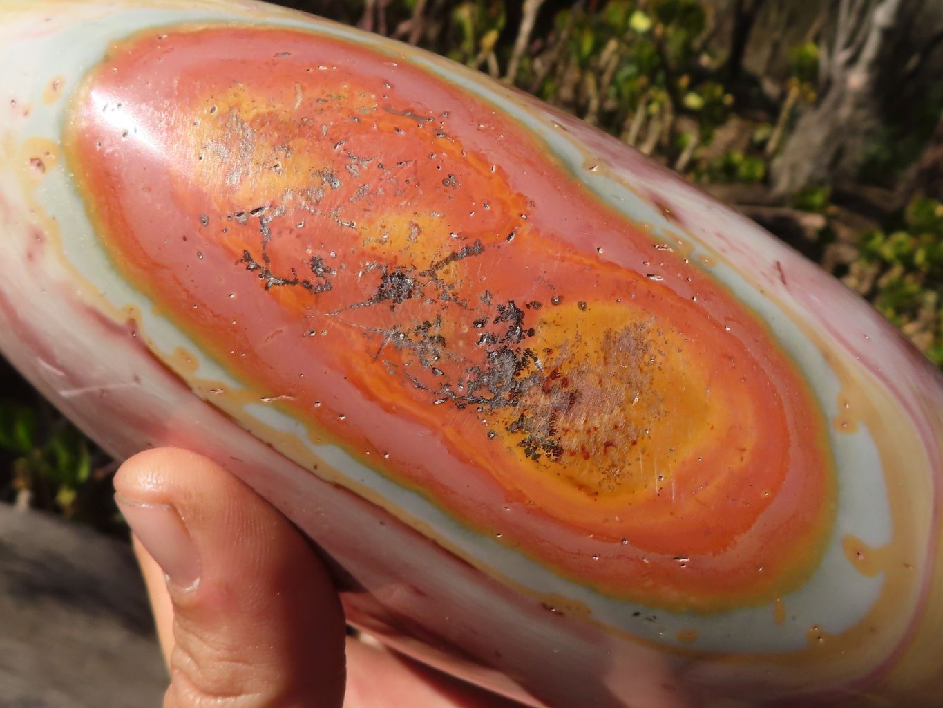Polished Extra Large Polychrome Jasper Standing Free Form x 1 From Madagascar - Toprock Gemstones and Minerals 