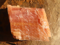 Natural New Sunset Orange Calcite Specimens  x 12 From Spitzkop, Namibia - Toprock Gemstones and Minerals 