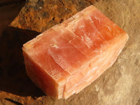 Natural New Sunset Orange Calcite Specimens  x 12 From Spitzkop, Namibia - Toprock Gemstones and Minerals 