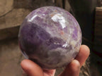 Polished Amethyst Spheres With Smokey-White Patterns  x 2 From Madagascar - TopRock