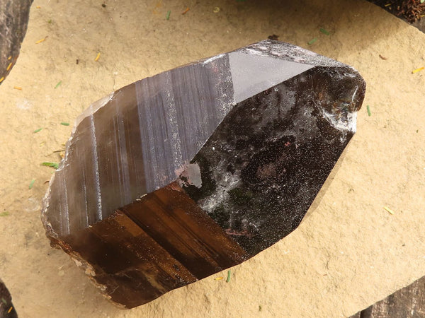 Natural Large Smokey Morion Quartz Crystals  x 2 From Melanje, Malawi - TopRock